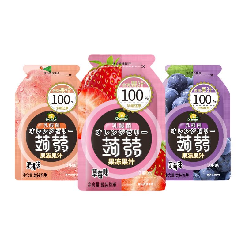 代加工廠乳酸菌酵素蒟蒻果凍果蔬益生元藥食同源果吸袋裝OEM定制